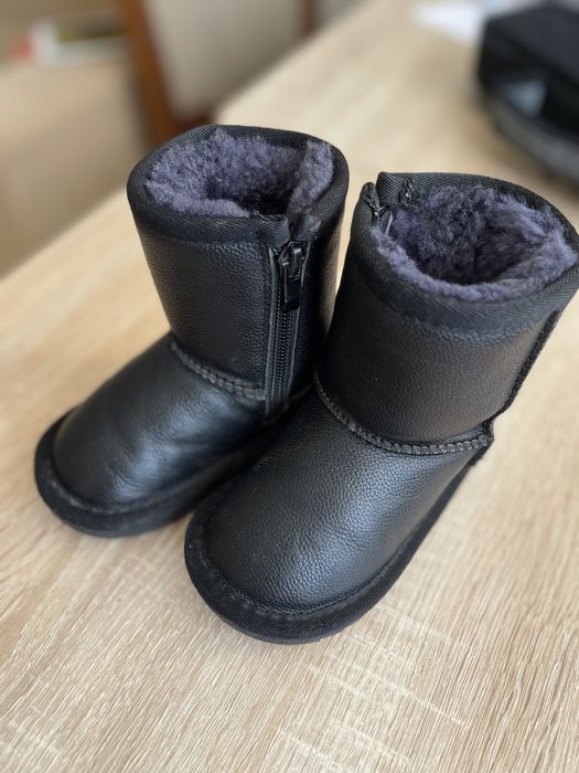 Обувь кожанная натуральный мех