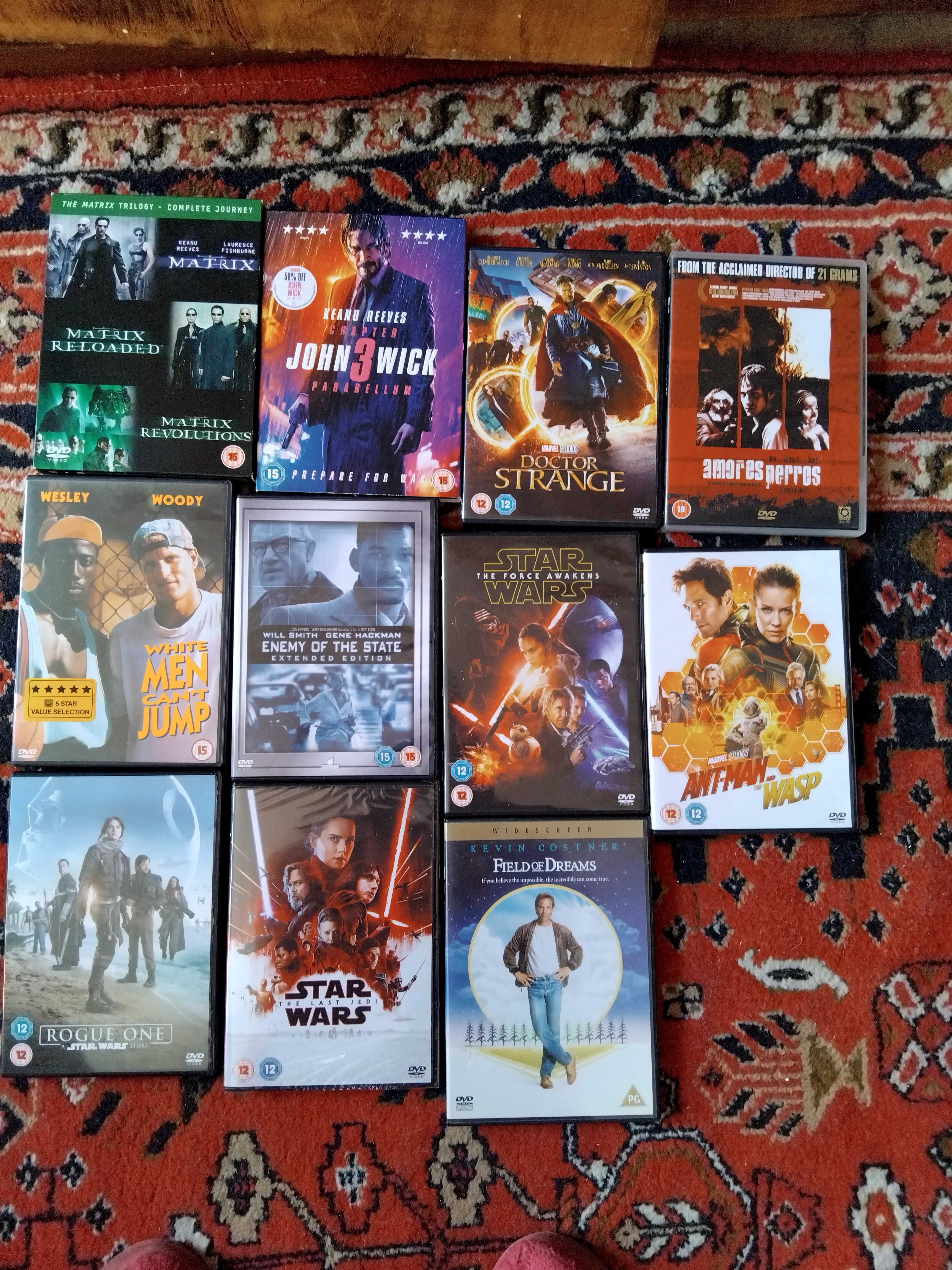 DVD филми всички за 15лв ,без субтитри