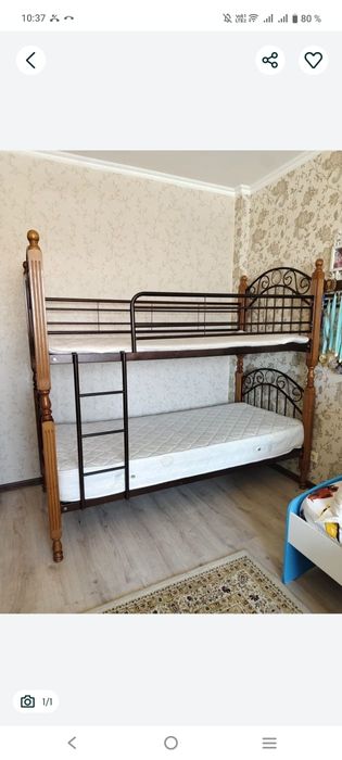Двухъярусная кровать 2шт 2 модель