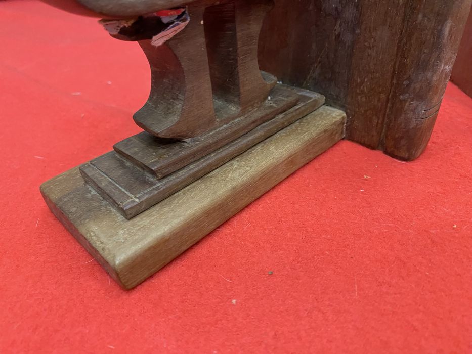 Стопери за книги от тик с инкрустация