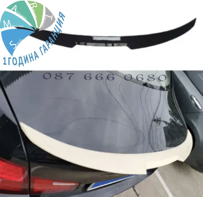 Лип спойлер багажник BMW F10 5 сериа lip spoiler M бмв ф10 M4 style