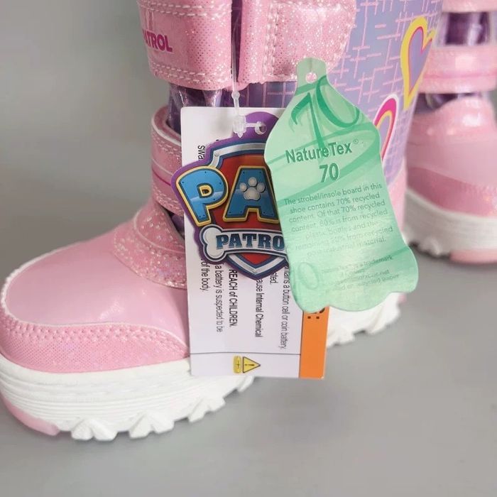 Зимние сапоги Минни Маус и Щенячий Патруль