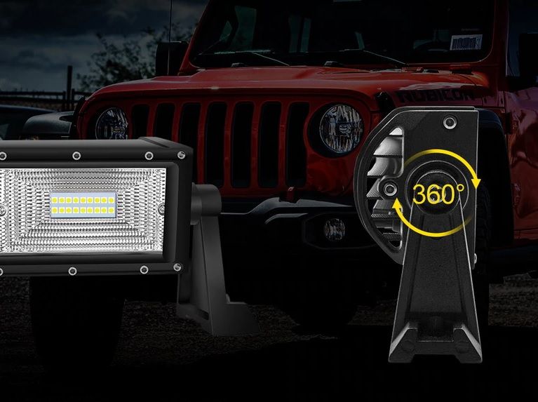 324W 459W 594W 729W Мощен 7D Led Bar Лед Диоден Бар Прожектор 12V 24V