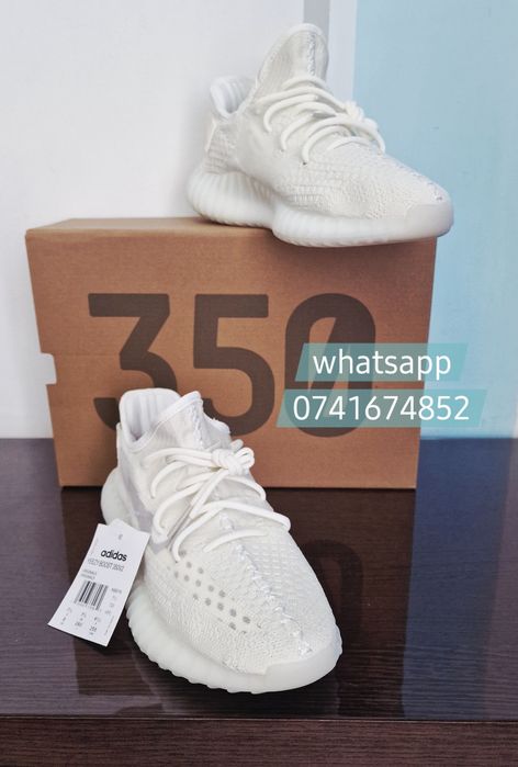 Yeezy V2 White Cream Adidas Nou + Cadou Surpriza