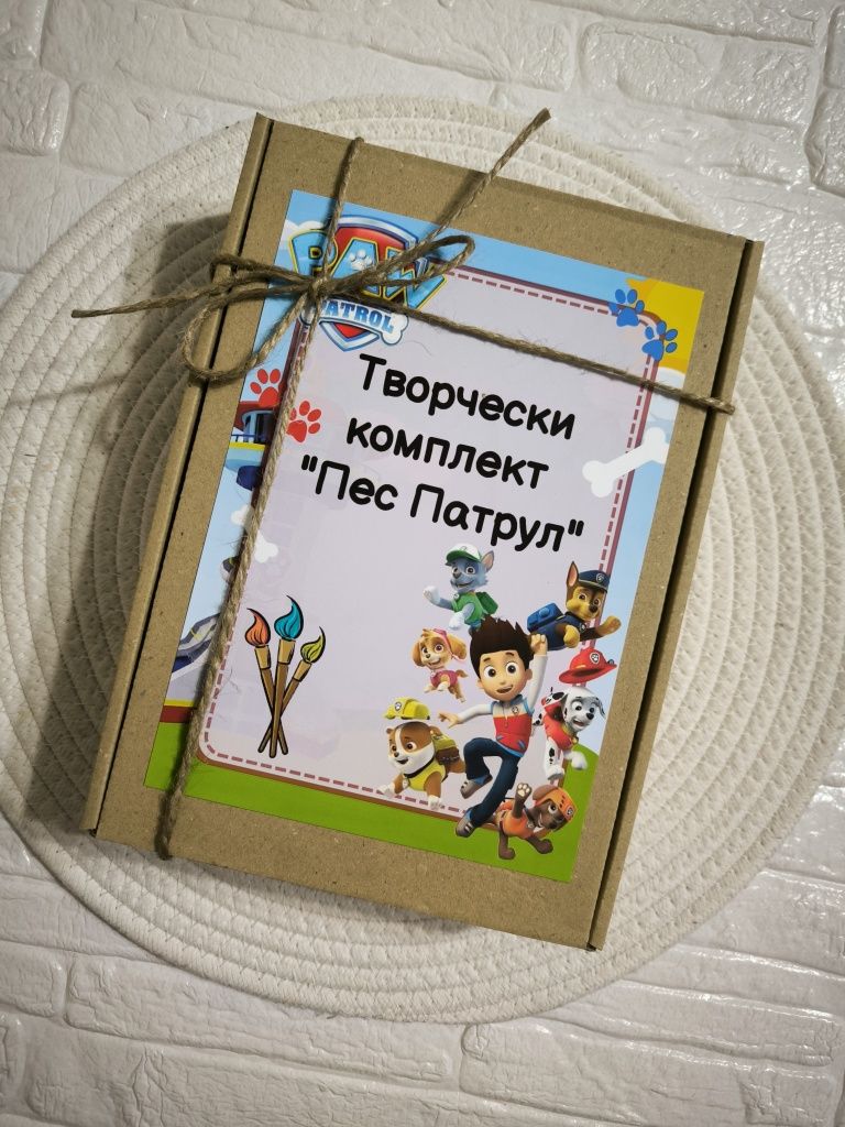 Творчески комплект за оцветяване керамични фигурки Пес Патрул Paw Patr