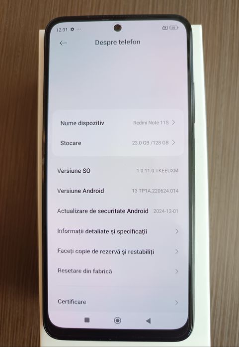 Vând Xiaomi Redmi Note 11S