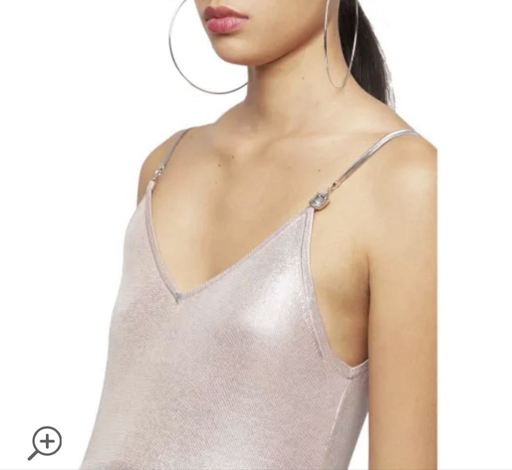 Diesel metalik pink рокля