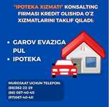 Boslang'ich to'lovsiz ipoteka kreditlari 7 yildan 20 yilgacha yilliK