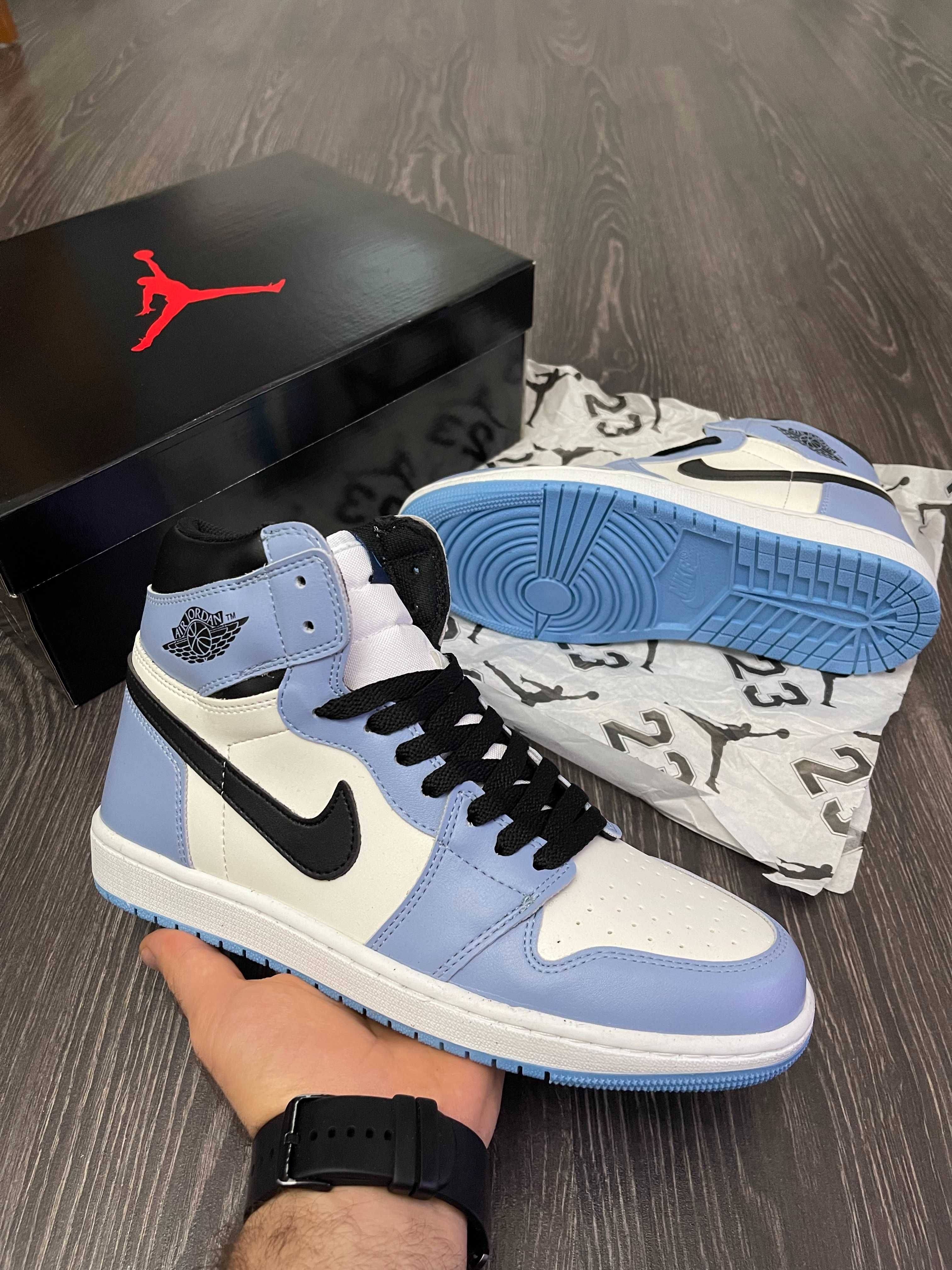 Adidasi NIKE Air JORDAN 1 OG - University Blue l Produs NOU cu Cutie