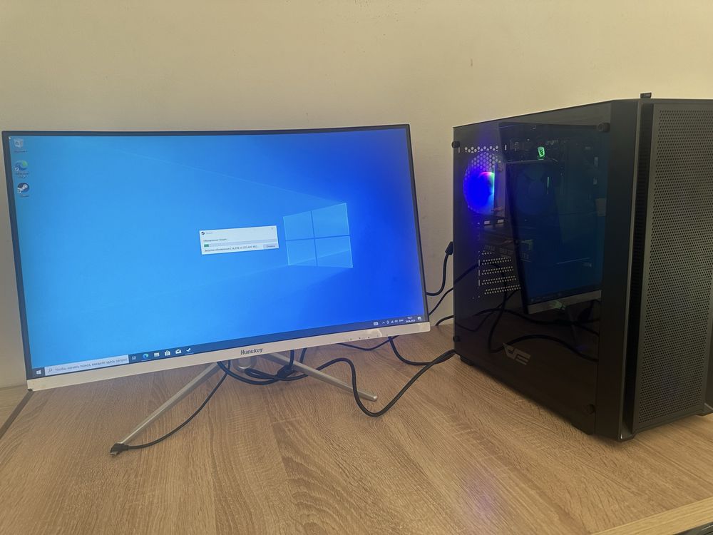 Комплект компьютер монитор / игровой компьютер / 144hz 27d / для игр