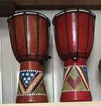 Set tobe Djembe din lemn și piele
