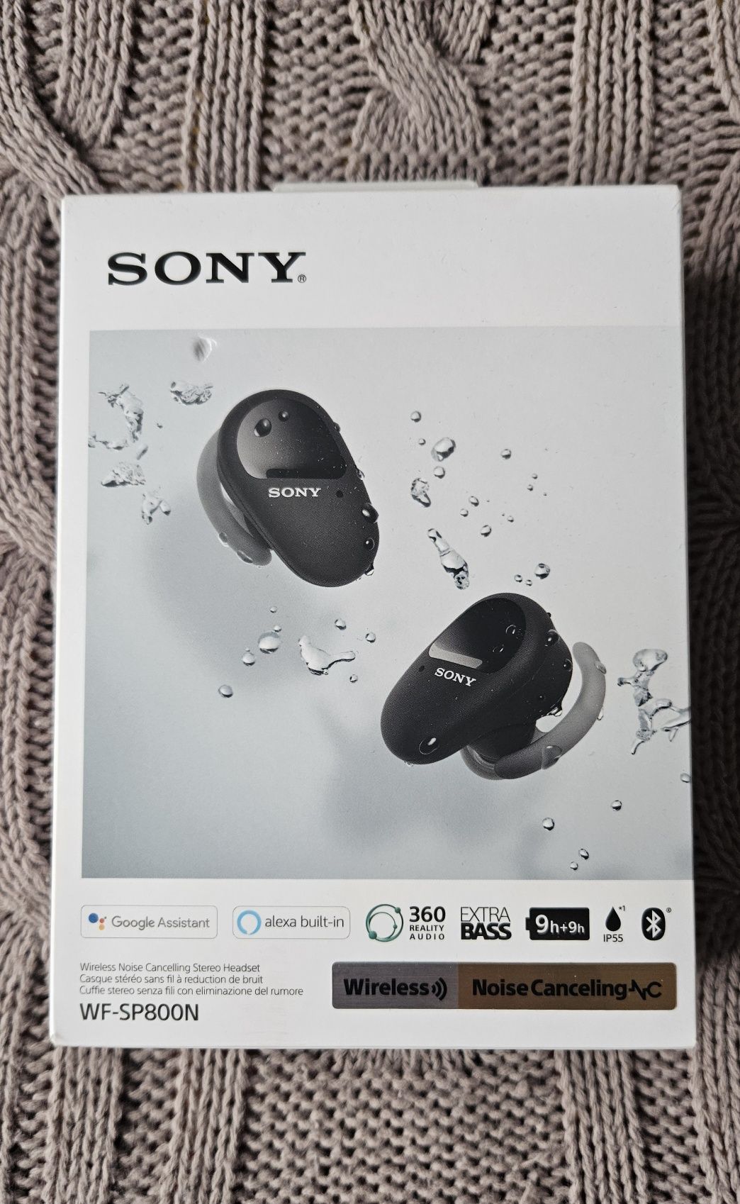Безжични слушалки Sony WF-SP800N