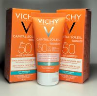 Vichy Capital Ideal Soleil Matlashtiruvchi Emulsiya, Spf 50, 50ML Fran