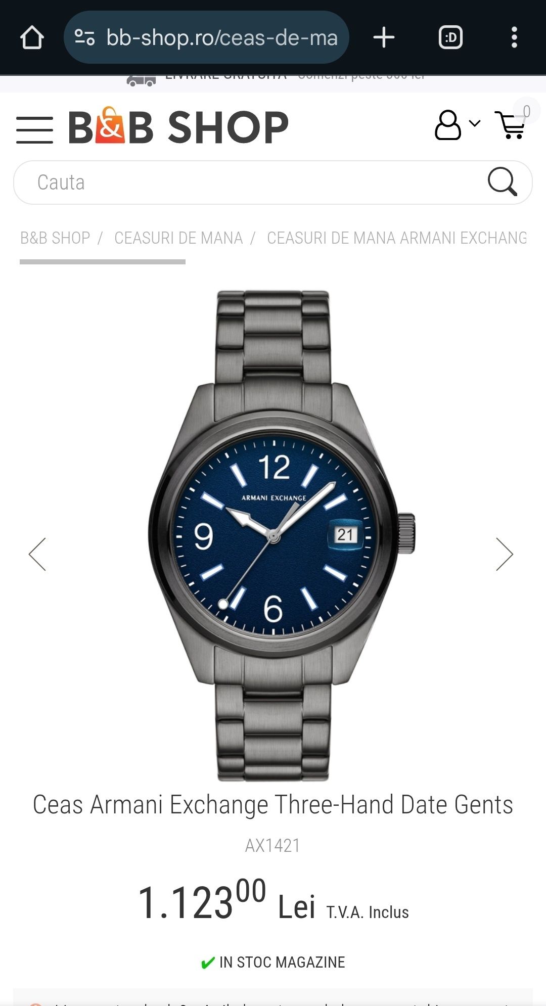 Ceas Original Armani Exchange