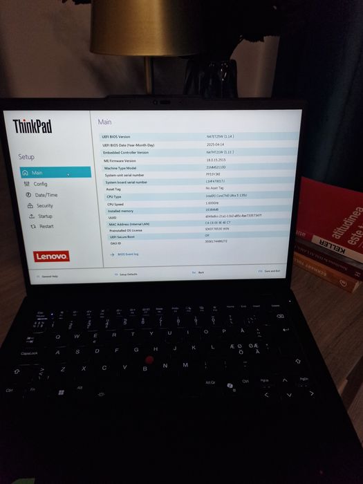 Lenovo ThinkPad T14 Gen 5 Intel Core Ultra 5 Touch 16Gb Ram 10/10!