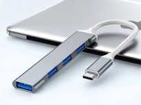 Adaptor Tip-C la USB Multiport pentru laptop, MacBook, telefon