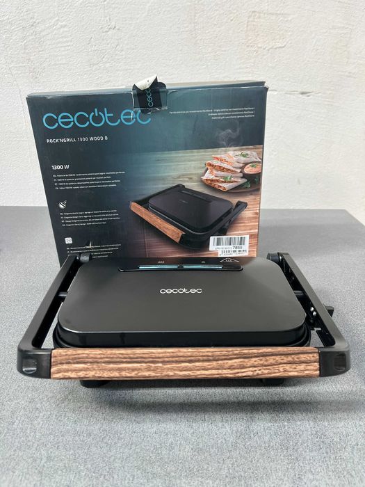 Електрически грил Cecotec Rock'NGrill 1300 Wood B