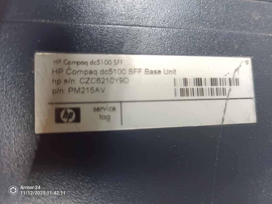 HP COMPAQ. 3GB ram. 320 GB hdd