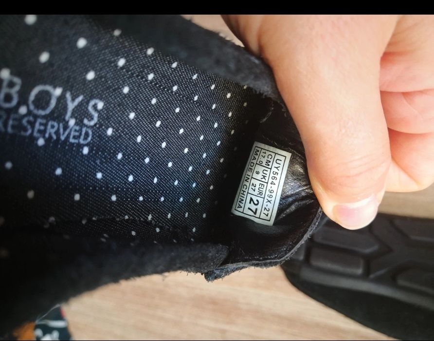 Mocasini piele nabuc 27 băiat NOI