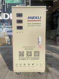 Стабилизатор напряжения ANDELI-АНДЕЛИ с QR-SVC-D30kva 110-250V