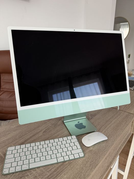 PC iMac 2021, M1, 24". Retina 4.5k, 8 GB,  256 SSD, Verde