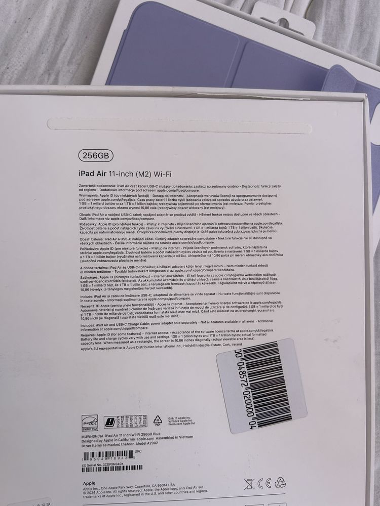 ПРОДАВАМ  Ipad Air M2 11-inch 256 gb blue