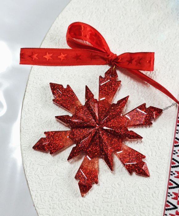 Снежинки/играчки за елха от епоксидна смола