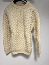 Pulovar lana naturala Zara