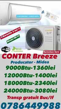 Aparat Aer Conditionat, inverter/control WiFi, CONTER BREEZE 18000 BTU