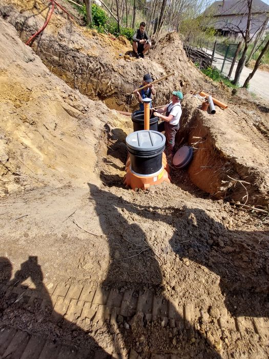 Miniescavator, lucrări amenajare sol