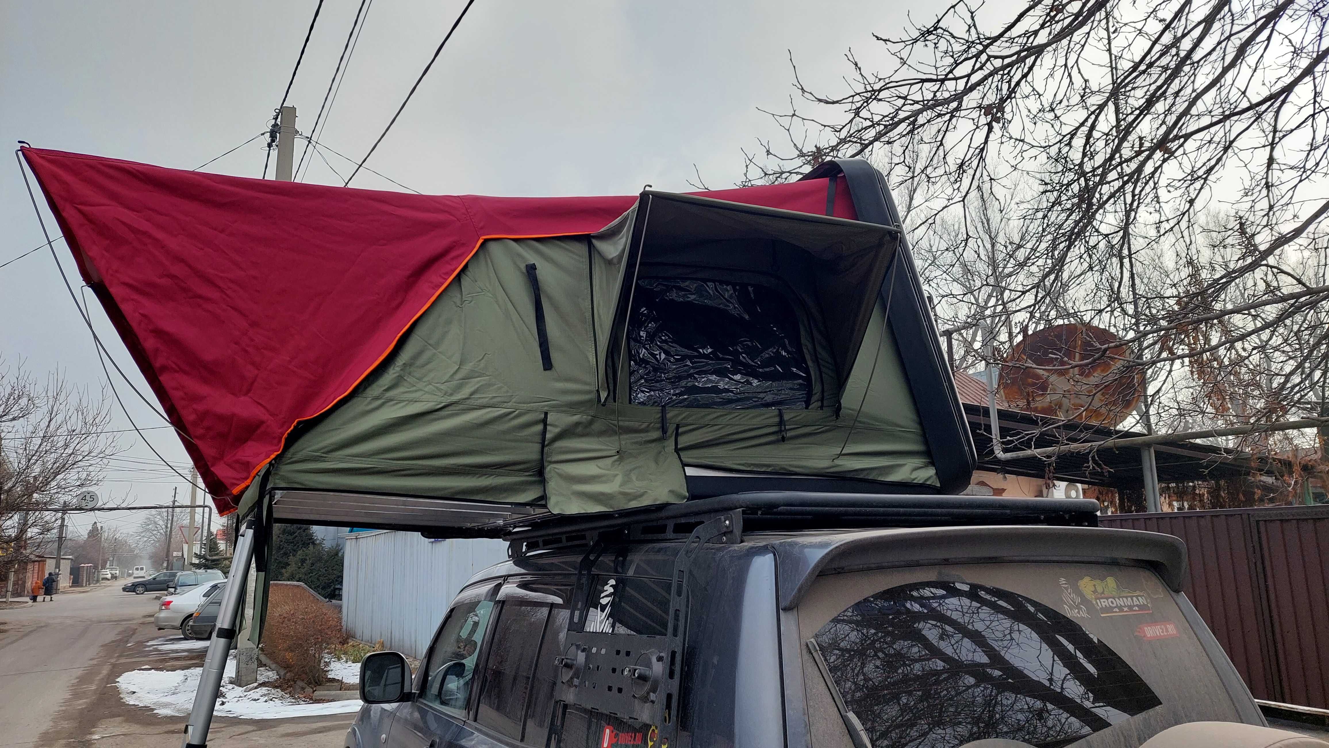 палатка на крышу