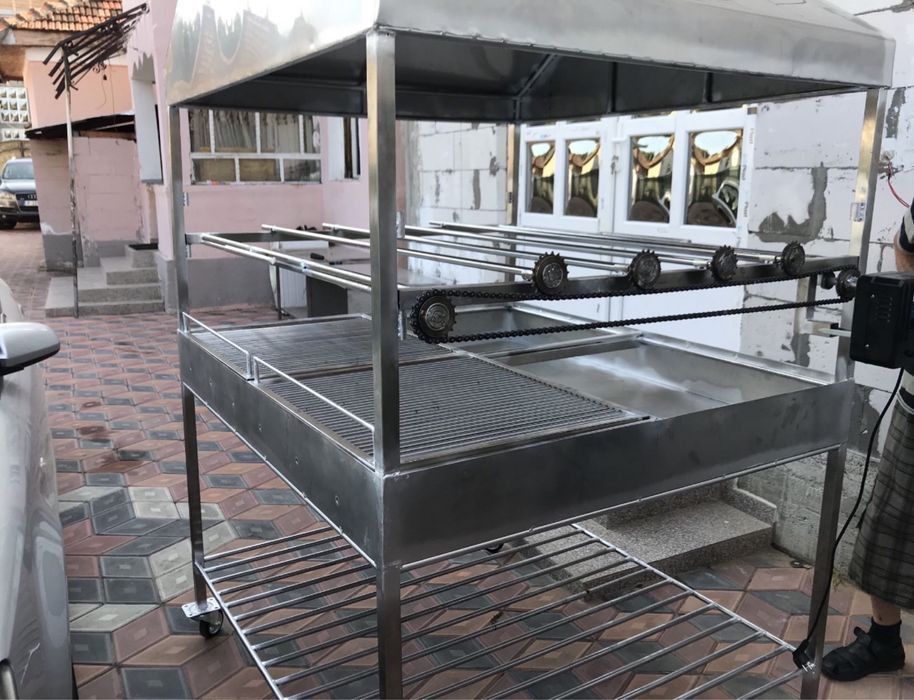 Mese inox bazine
