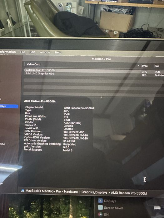 Macbook pro 16 inch 2019 impecabil doar 50 de incarcari i9 32 gb 1 tb