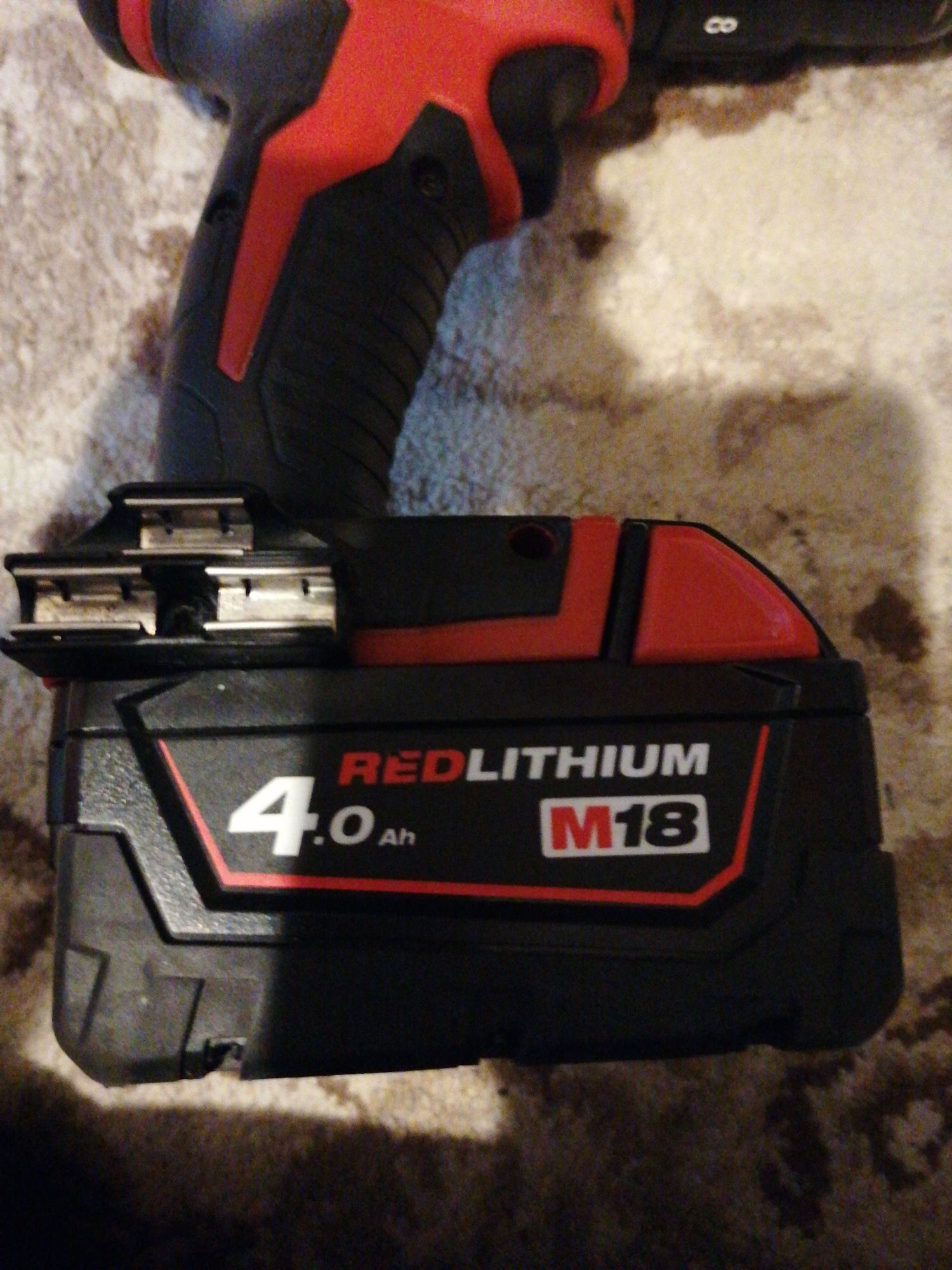 Filetanta Milwaukee M18, impact, cu acumulator 4.0Ah