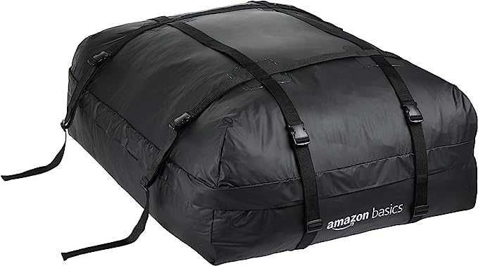 Amazon Basics Waterproof Rooftop Cargo Carrier Bag,15 Cubic