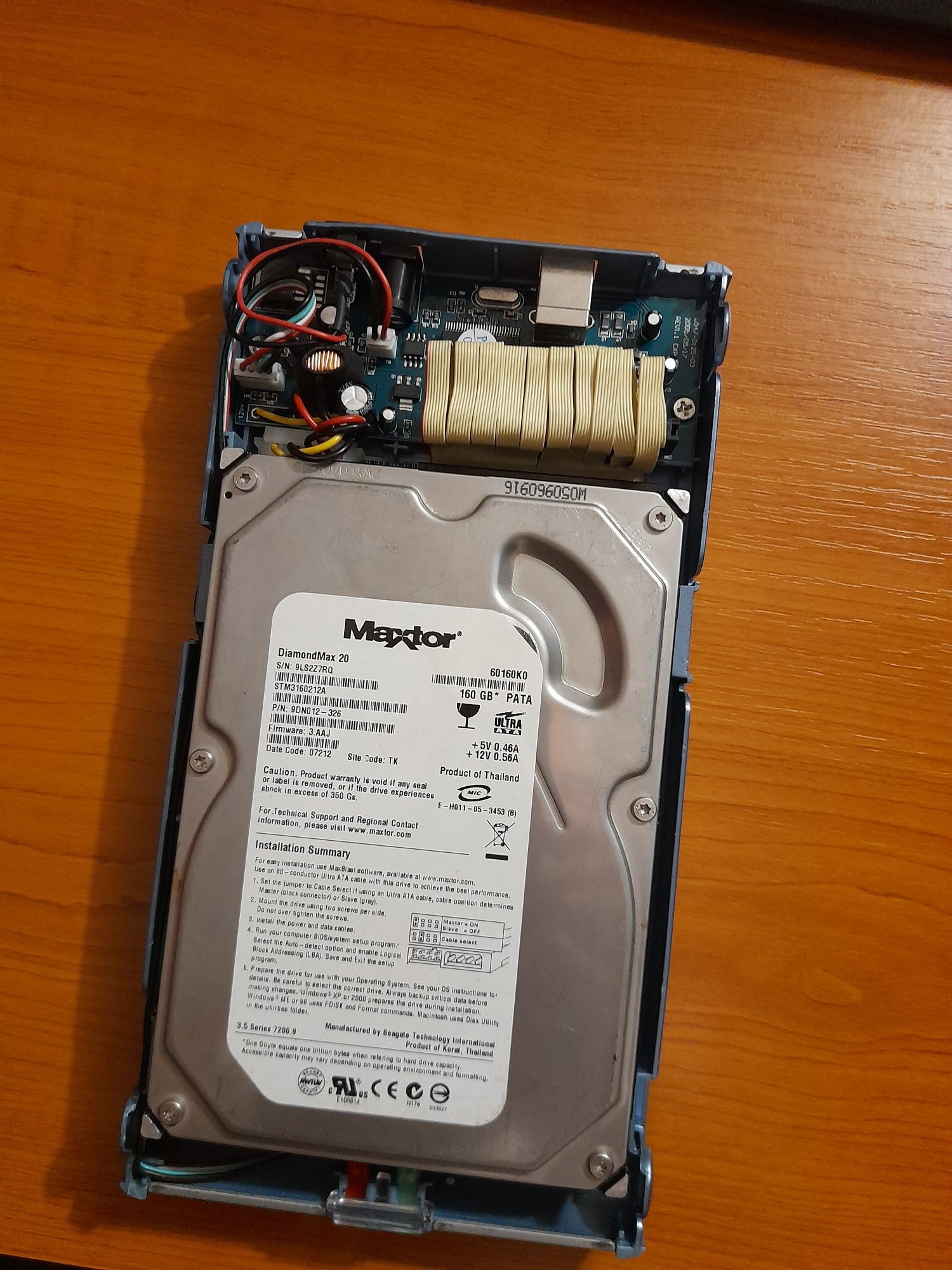 Hdd extern 160 gb