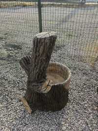 Градинска мивка имитираща дърво