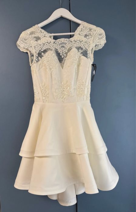 Rochie eleganta ivory