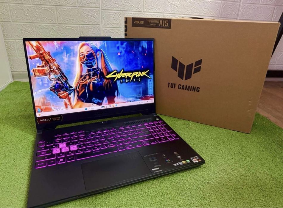 Новый Игровой Asus TUf Gaming Ryzen 5-7535HS/RTX/16GB/SSD512Gb/144Hz