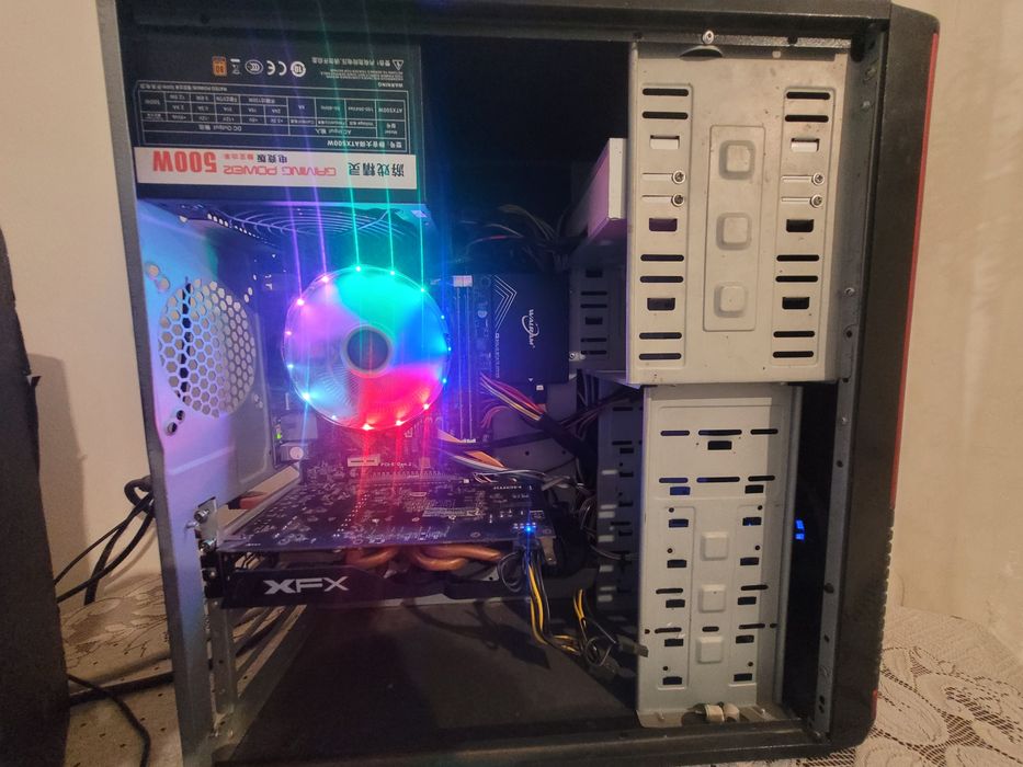 Full Gaming Set — PC + Monitor + MyPro C22 klav/mishka