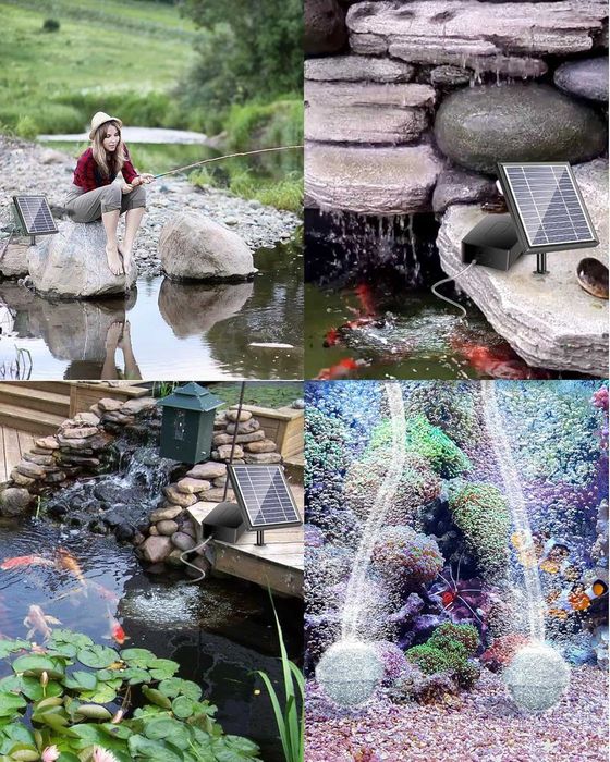 Соларен аератор за езерце