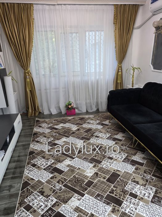Covor mare 2m x 2.80m Lucrat pe antiderapant Calitate premium Ladylux
