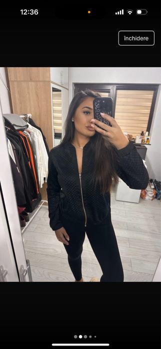 Jacheta neagra Casual