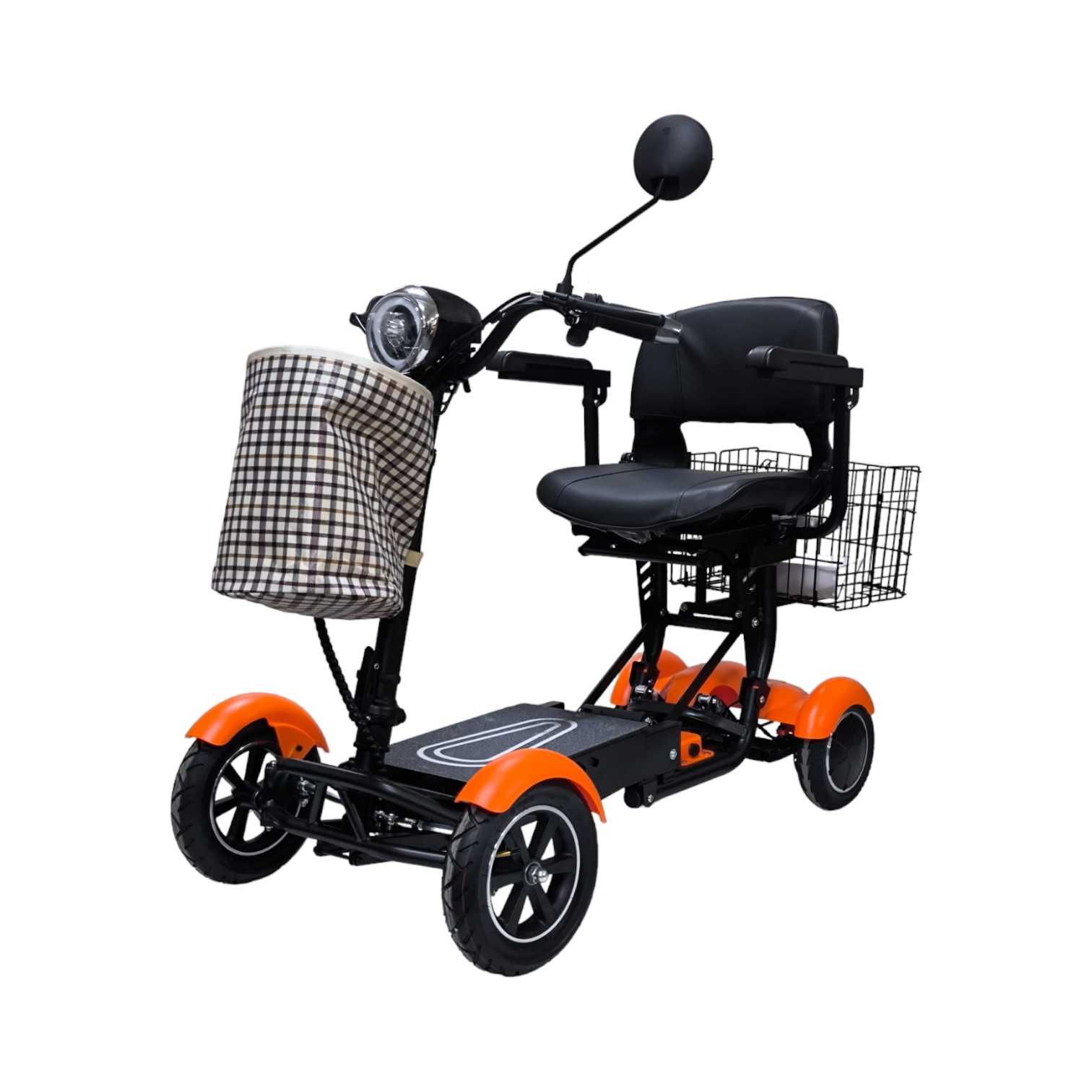 Сгъваема електрическа четириколка MaxMotors 750W - Orange