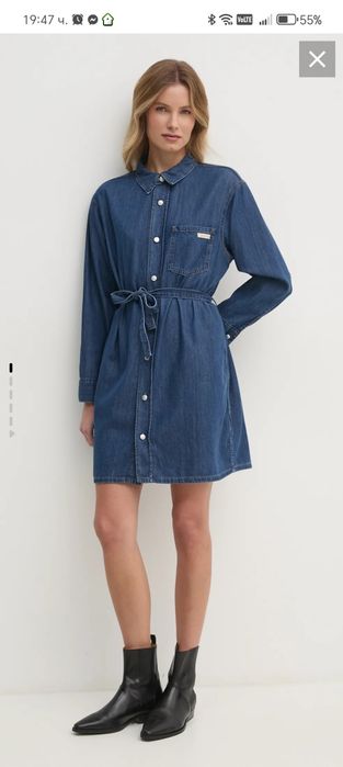 Дънкова рокля Calvin Klein