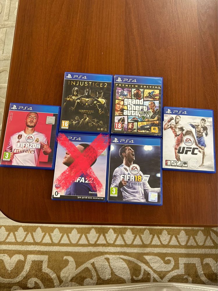 Диски на PS4 в хорошем состоянии.