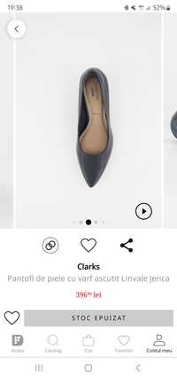 Pantofi piele Clarks