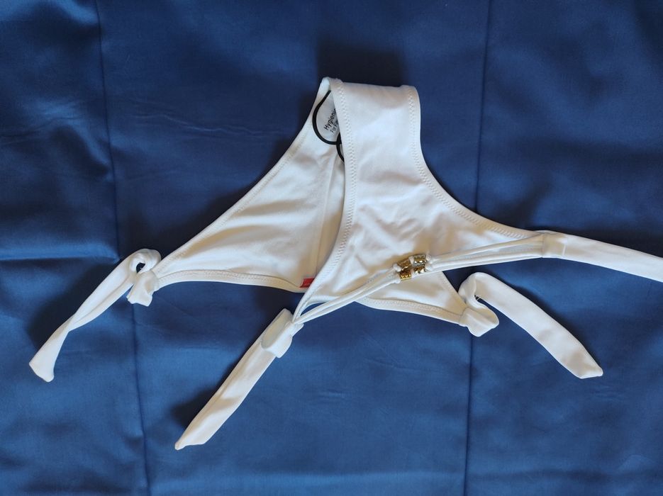 Costum de baie Sexy Elegant Yamamay Alb si Metal Auriu 2 piese