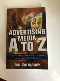 книга на английски език Advertising Media A to Z, Jim Surmanek
