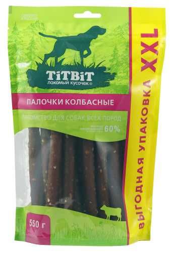 Палочки колбасные для собак всех пород 550 г - XXL выгодная упаковка
